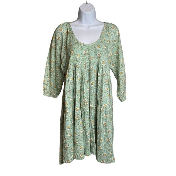 Pink Chicken Dresses & Skirts - Pink Chicken Sage Green Floral Midi Dress